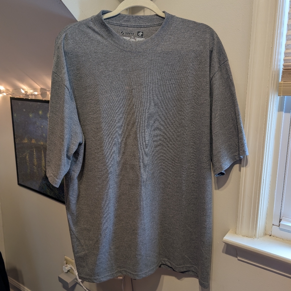 Soffe Gray Short Sleeve Crewneck Tee XL
